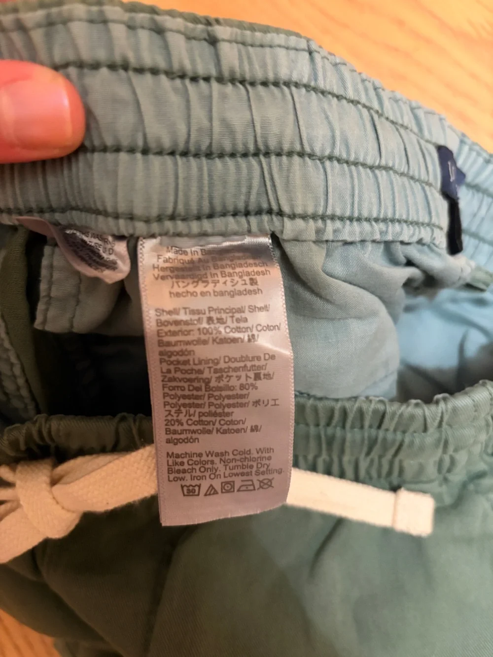 J Crew men’s teal shorts
